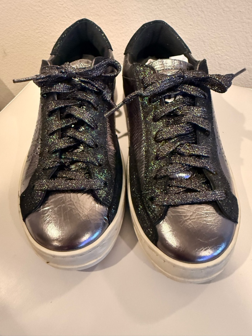 P448 | John Maya Steel Grey Made in ItaIy Street Sneaker Low-Top